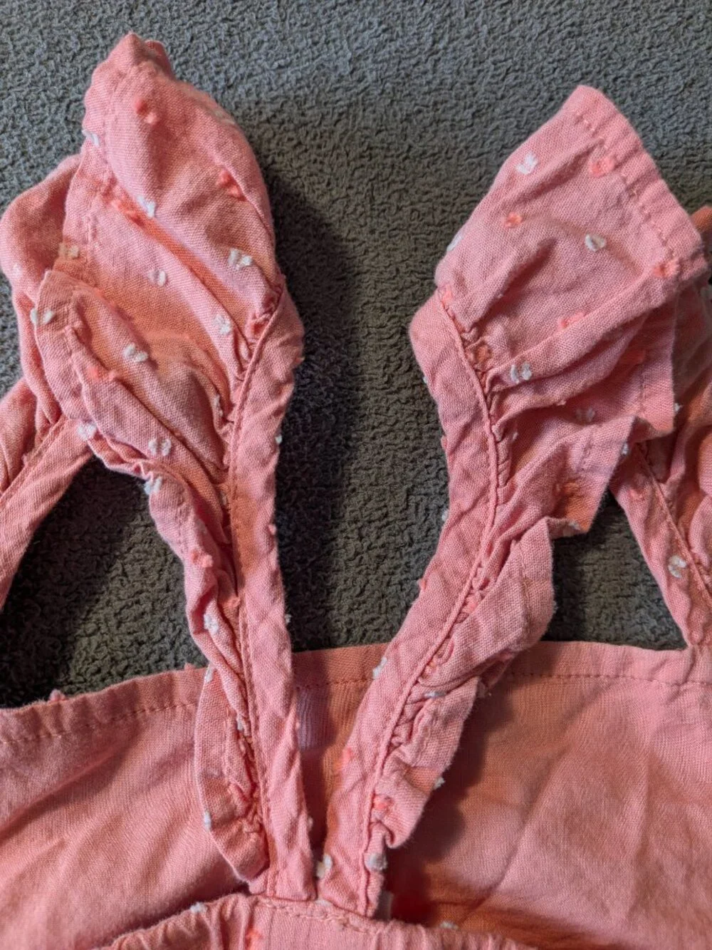 Gap Kids Girls Bundle 2pc Lilac Logo Top Size 5 Pink Ruffle Top Size S